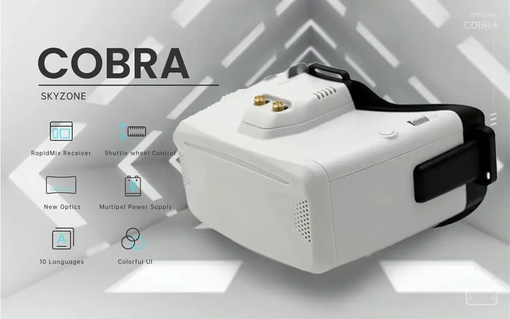 SKYZONE Cobra X V4 FPV Goggles - Skyzone Cobra X V2 Fpv Goggles review and price
